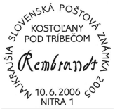 Najkrajšia slovenská postová známka 2005