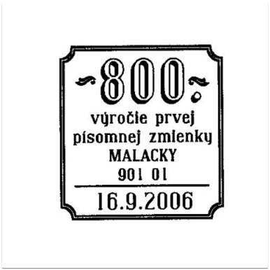 800. výročie prvej písomnej zmienky Malacky