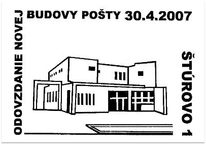 Odovzdanie novej budovy pošty