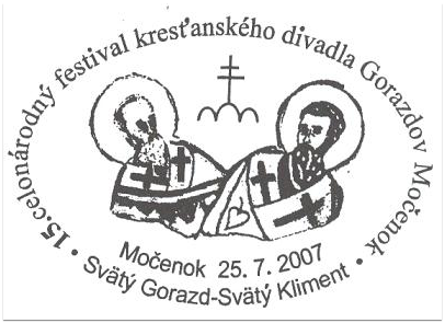 15. celonárodný festival kresťanského divadla Gorazdov Močenok