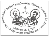 15. celonárodný festival kresťanského divadla Gorazdov Močenok