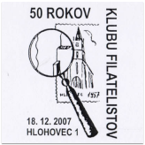 50 rokov klubu filatelistov