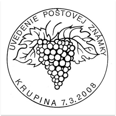 Uvedenie poštovej známky Krupina - 7. 3. 2008