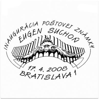 Inaugurácia poštovej známky - Eugen Suchoň