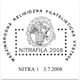Medzinárodná religiózna filatelistická výstava Nitrafila 2008