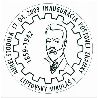 Inaugurácia poštovej známky  Aurel Stodola