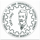 Inaugurácia poštovej známky  Aurel Stodola