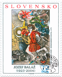 Umenie – Jozef Baláž: ilustrácia z knihy Sedemfarebný kvietok, 1975