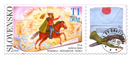Postage stamp day - 1st Post Train Bratislava - Ružomberok - Košice