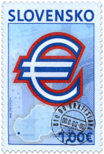 Commemorative Issue of the First Euro Stamp