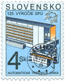 125" Anniversary of the World Postal Union - Automatic Sorting Line