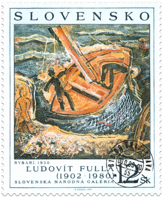 Art - Ľudovít Fulla: Fishermen