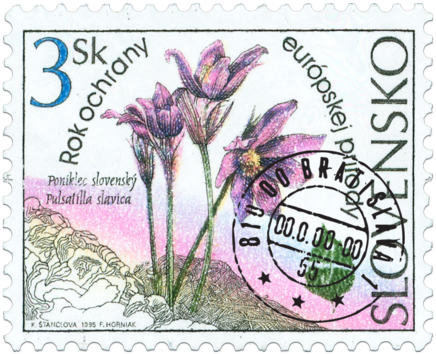 European Nature Conservation Year - Pulsatilla slavica