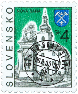 Nová Baňa   (Definitive stamp)