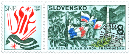 Fiftieth Anniversary of the Slovak National Uprising - French Partisans