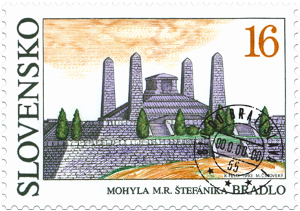 Cairn of Milan Rastislav Štefanik, Bradlo