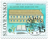 First Slovak Gymnasiums—Kláštor pod Znievom (1869)