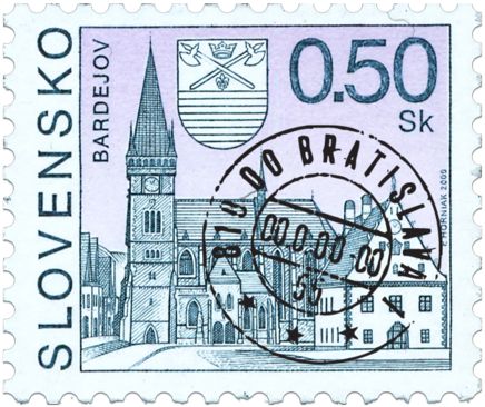 Bardejov   (Definitive stamp)