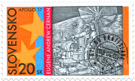 30. výročie letu Apolla 17 na Mesiac - E. A. Cernan