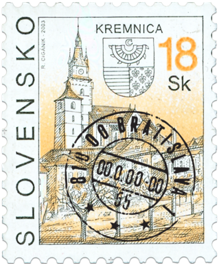 Kremnica   (Definitive stamp)