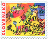 Children Postage Stamp - UNICEF