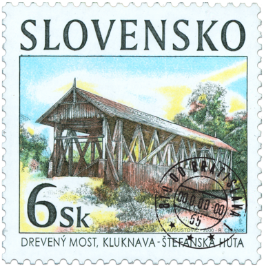 Historical bridges - Wooden bridge in Kluknava