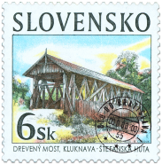 Historical bridges - Wooden bridge in Kluknava