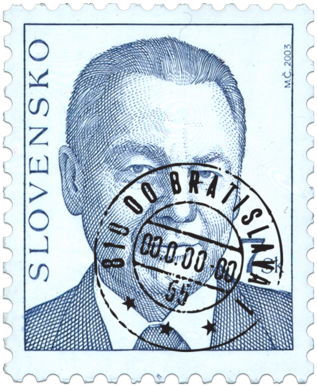 President of SR Rudolf Schuster   (Definitive stamp)