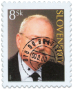 President of SR Ivan Gašparovič   (Definitive stamp)