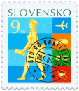 Postage Stamp Day:  History of Post Transport   (Definitive stamp)