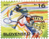 Sports Stamp - Tennis