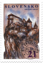 Spoločné vydanie so San Marínom - Oravský hrad
