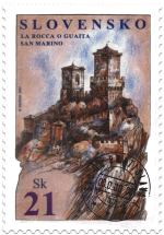 Joint Issue with San Marino - La Rocca o Guaita