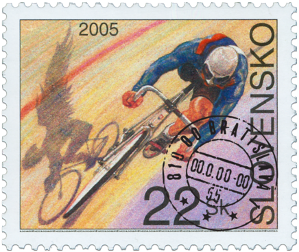 Cycling     (Definitive stamp)