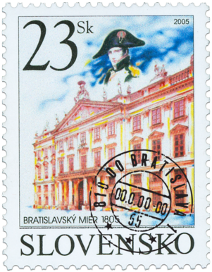 Peace of Bratislava   (Definitive stamp)