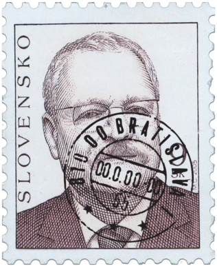 President of SR Ivan Gašparovič   (Definitive stamp)