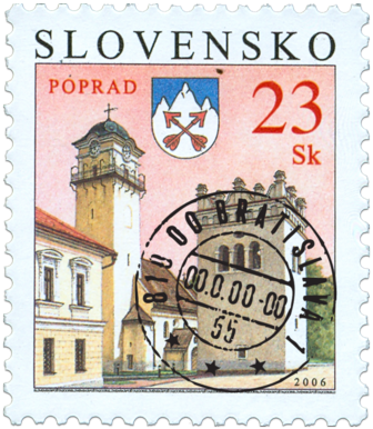 Poprad (definitive stamp)