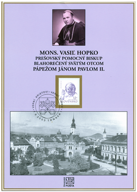 Mons. Vasiľ Hopko blahorečený Sv. Otcom pápežom Jánom Pavlom II.