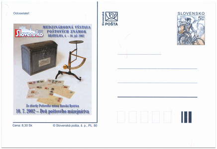 Slovakia 2002, Day of the Postal Museum