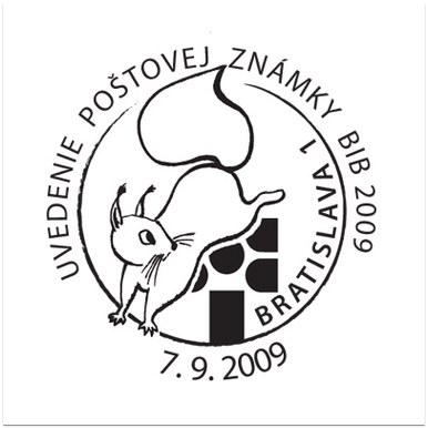 Uvedenie poštovej známky BIB 2009