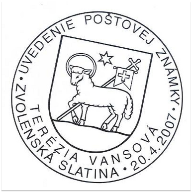 Uvedenie poštovej známky Terézia Vansová