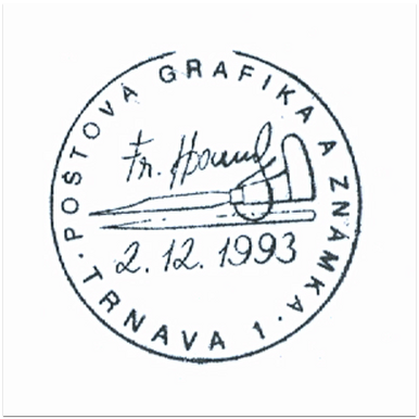 "Poštová grafika a známka - F. Horniak"