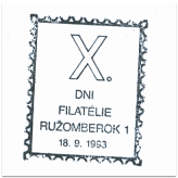 "X. dni filatelie"