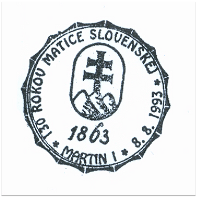 "130 rokov Matice slovenskej 1863"