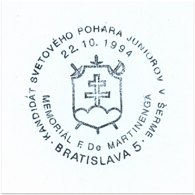 "Kandidát svetového pohára juniorov v šerme Memoriál F. Martinenga"