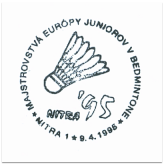 "Majstrovstvá Európy juniorov v bedmintone Nitra 95"