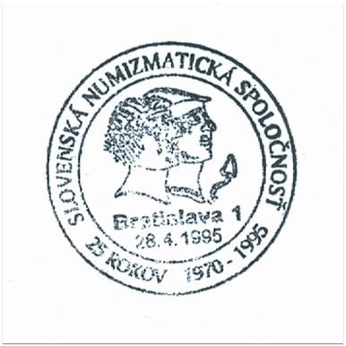 "25 rokov Slovenská numizmatická spoločnosť 1970-1995"