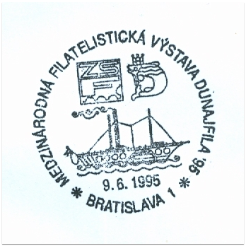"Medzinárodná filatelistická výstava Dunajfila 95"