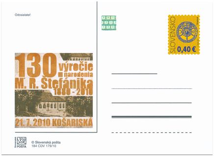 130th Anniversary of M. R. Štefánik