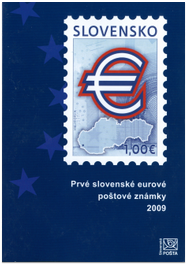 The First Slovak Euro Postage Stamps 2009